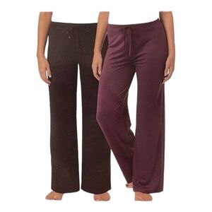 ♥️32 Degrees Ladies'♥️Soft Sleep Pants 2-pack size (small)
